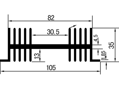 DR-10CM-7-电子散热器产品参数