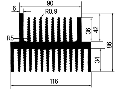 DR-11CM-5-电子散热器产品参数