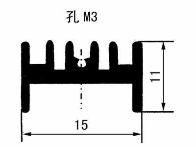 DR-1CM-34-电子散热器产品参数