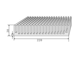 DR-22CM-3 型材散热器-电子散热器产品参数