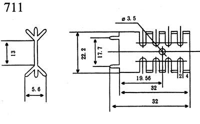 DR-711-电子散热器产品参数