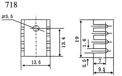 DR-718-电子散热器产品参数