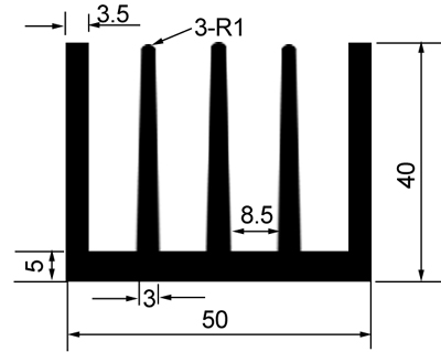 DR-5CM-14-电子散热器产品参数